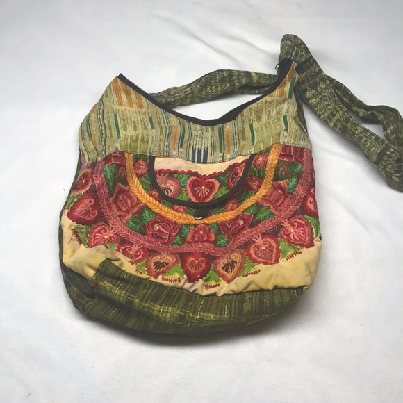 Handbags - Mexican embroidered Tote bag